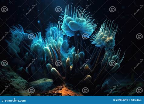  Withe coral:  Décoratif et captivant avec ses polypes bioluminescents!